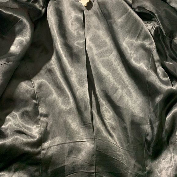 J Crew Plush Blazer Womens Size 6 Black Button Front Long Sleeves Collar - Picture 7 of 8